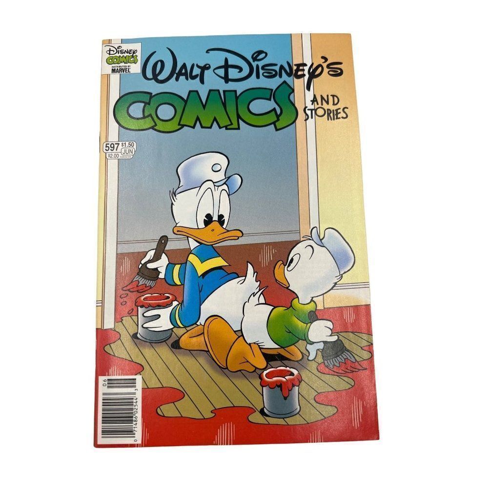 Vintage Disney Comics And Stories Comic Book #597 June 1995